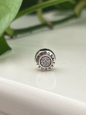 Like New Pandora Signature Pavé CZ Charm, 925
